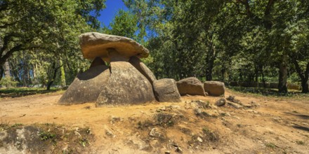 Megalithic Dolmen of Axeitos, Ribeira, Barbanza Peninsula, La Coruña, Galicia, Spain