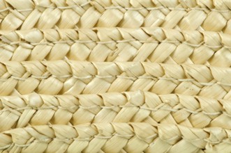 Woven straw natural background