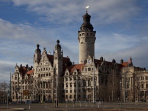 Leipzig New Town Hall 79811 Architect Hugo Licht Construction period 1899-1905 View from south-east