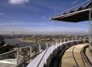 View from the roof of the Victoria tower block