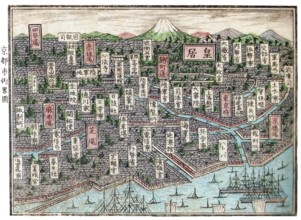 In 1868, the medieval city of Edo, seat of the Tokugawa government, was renamed Tokyo, and the