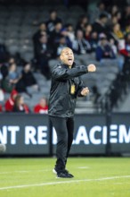 MELBOURNE, AUSTRALIA, MAY 24: Patrick Kisnorbo manager of A-League All Stars Men whilst playing
