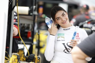 NASCAR Craftsman Truck Series driver, Toni Breidinger practices for the Rackley Roofing 200 in