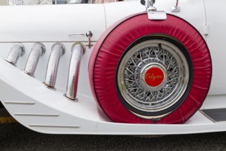 Automobile, vintage car, detail view, Province of Quebec, Canada