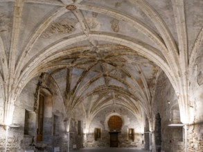 12th century monastic refectory, Monastery of Santa María de Carracedo, 10th century, Carracedo del