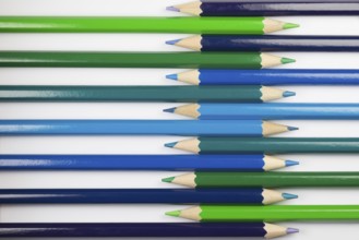 Collection of colorful pencils as a background picture