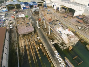 Zamakona shipyard, Santurtzi, Bizkaia, Basque Country, Spain