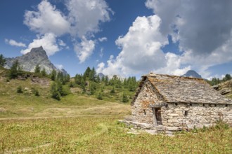 Old mountain refuge. Baveno, Piemonte. Italy