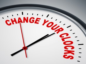 An image of a nice clock with change your clocks