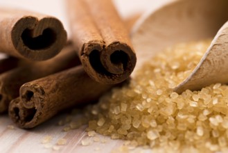 Cinnamon with brown sugar, lodz, poland