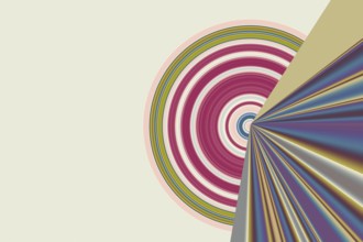 Abstract colorful geometric circle pattern. Geometric modern background. Business and corporate