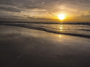 An image of a beautiful sunset over the ocean