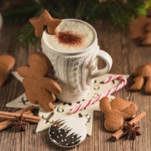 Christmas chocolate drink