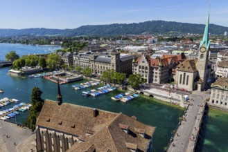 Switzerland, Zurich, View of the city of Austria