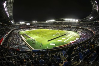 People to cheer the football game. Shooting Location: Yokohama-city kanagawa prefecture