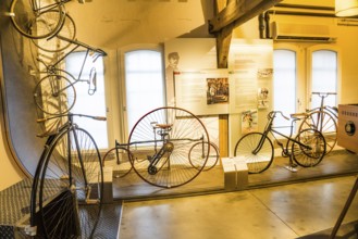 Old bicycles, PS.SPEICHER Museum, Einbeck, Lower Saxony, Germany