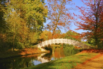 Wörlitz White Bridge Park, English grounds of Wörlitz White Bridge 08