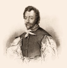 Sir Francis Drake, ca. 1540-1596, englischer Seefahrer, Pirat, Entdecker, Vizeadmiral und der erste