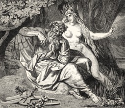 Scene from WEISSAGUNGEN DES BAKIS, The Soothsayings of Bakis, by Johann Wolfgang von Goethe