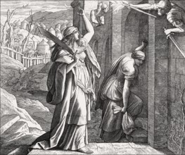 Judith Returns to Bethulia, Old Testament, by Julius Schnorr von Carolsfeld