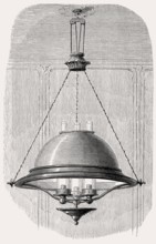 Oil lamp, 19th century
