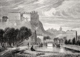 Port Hopetoun, Union Canal Basin, Edinburgh, Scotland, 19th century