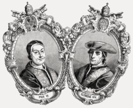 Pope Clement XIV and Pope Pius VI