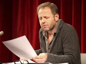 Bulgarian-German actor Samuel Finzi during reading and matinee Tatort