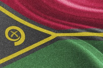 Vanuatu glitter flag, national flag, glittering flag sparkle background