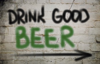 Drink Good Beer Concept
