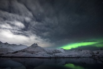 Lofoten in winter Norway