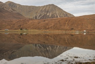 Autumn Reflections in Loch Ainort, Isle of Skye, Scotland, United Kingdom