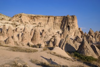 Imaginary Valley, a valley full of unique rock formations in Cappadocia, Turkey