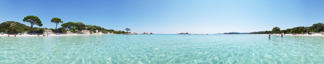 Crystal-clear water at Palombaggia, Tamaricciu, Corsica