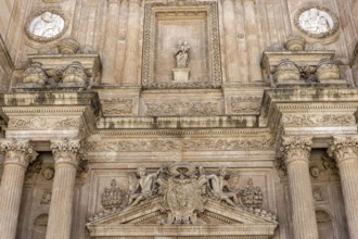 The magnificent entrance to the Cathedral Encarnación de Almería (Cathedral of the Encarnación of