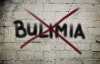 Bulimia Concept