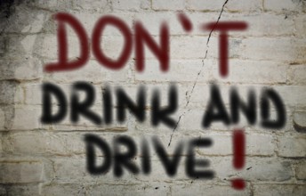 Don't Drink And Drive Concept