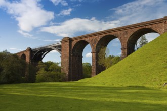 Lune viaduct - the typical viaduct in Yorkshire Dales National Park, Great Britain