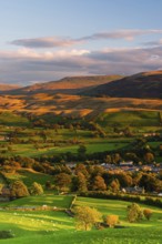 Sedbergh city in Yorkshire Dales National Park in England