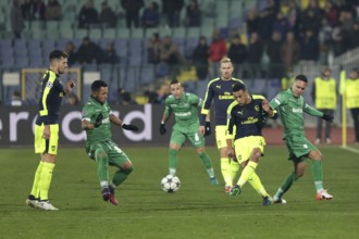 Sofia, Bulgaria - November 1, 2016: Ludogorets versus Arsenal players during UEFA Champions League