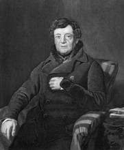 Daniel O'Connell (1775-1847) on engraving from 1873. Irish political leader. Engraved by unknown