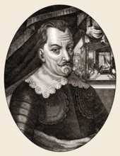 Wallenstein or Albrecht Wenzel Eusebius von Waldstein, 1583 - 1634, Duke of Friedland and Sagan,