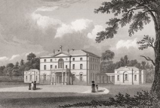 Gask House, Perth And Kinross, 19th century, from Modern Athens by Th. H. Shepherd