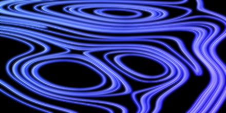 Neon Glow violet lines on a dark background, Glowing background