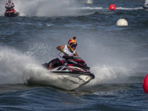 Olbia, Italy - September 16 - 20192 Aquabike world Championship gran prix of Italy
