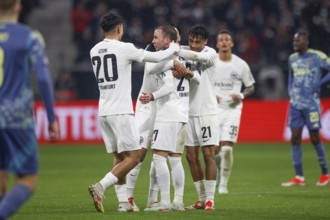 Football, Europa League, round of 16 second leg, 2024/2025, Eintracht Frankfurt vs. Ajax Amsterdam,
