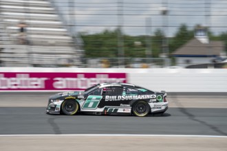 NASCAR Cup Driver, Brad Keselowski (6) takes to the track to practice for the Crayon 301 at the New
