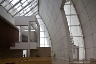 Richard Meier 1998-2002, View to the organ, St., Sankt, Saint
