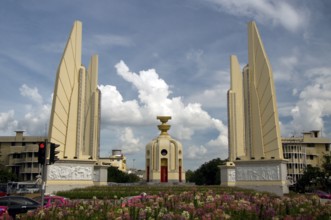 Thailand's Democracy Monument was commissioned in 1939 to commemorate the 1932 Siamese coup d'état