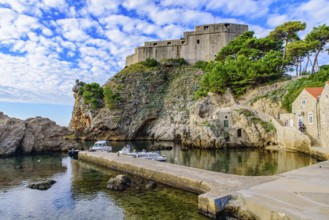 Fort Lovrijenac, a fortress by the western wall of the old city of Dubrovnik, Croatia